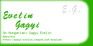 evelin gagyi business card